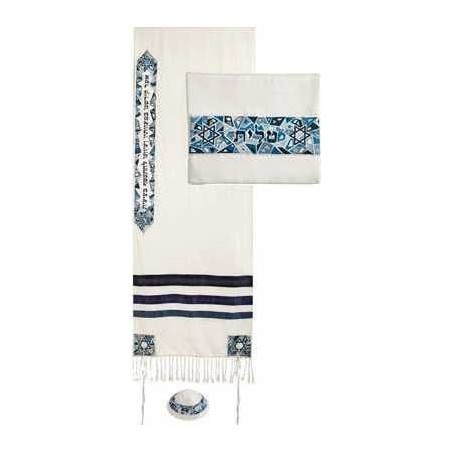 Geometric Magen David Tallit Set By Yair Emanuel 4 | Tallit/Tallis | J