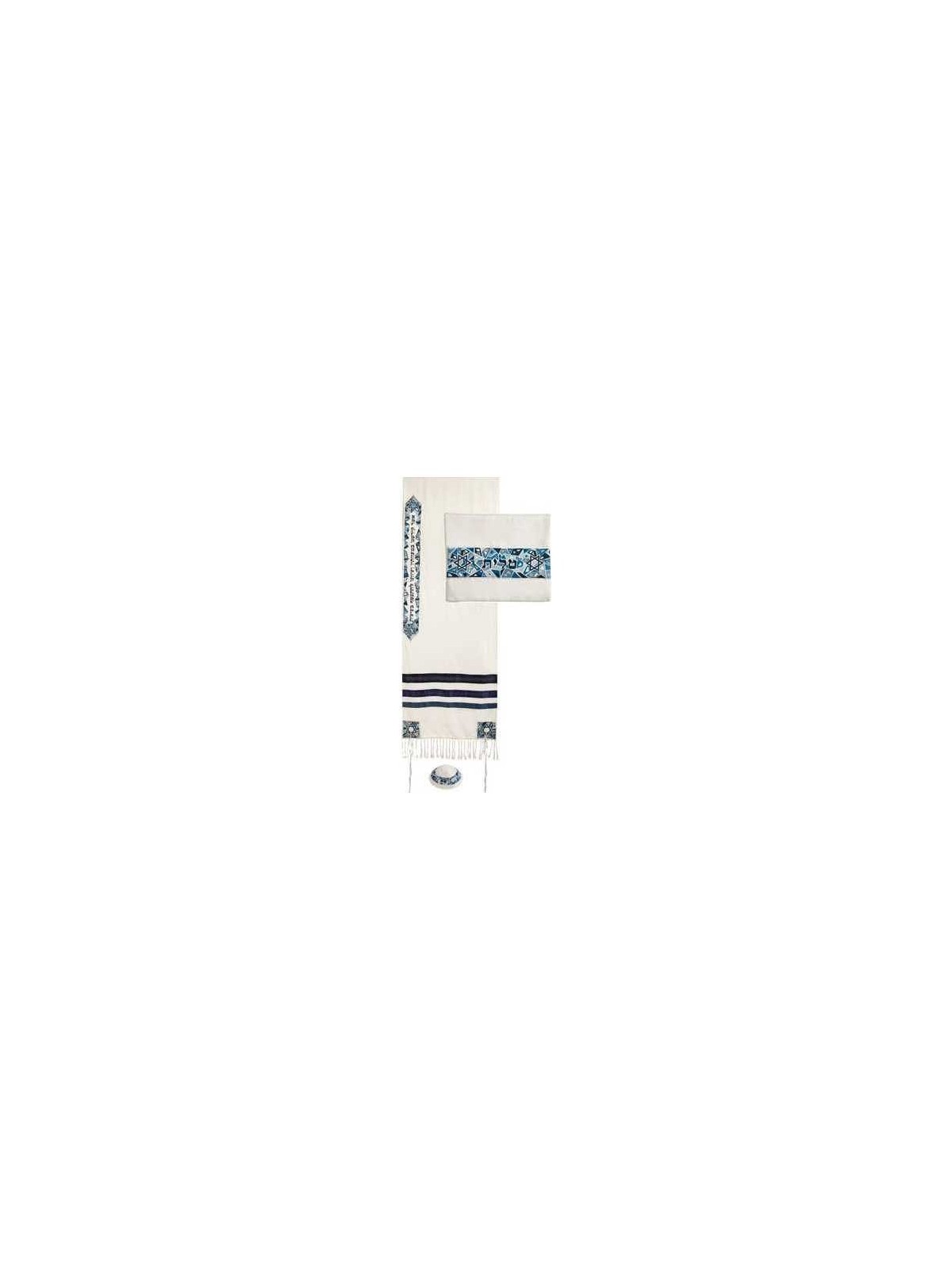 Geometric Magen David Tallit Set By Yair Emanuel 4 | Tallit/Tallis | J
