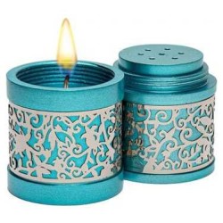 Lasercut Pomegranate Design Aluminum Travel Havdal | Havdalah Sets & S