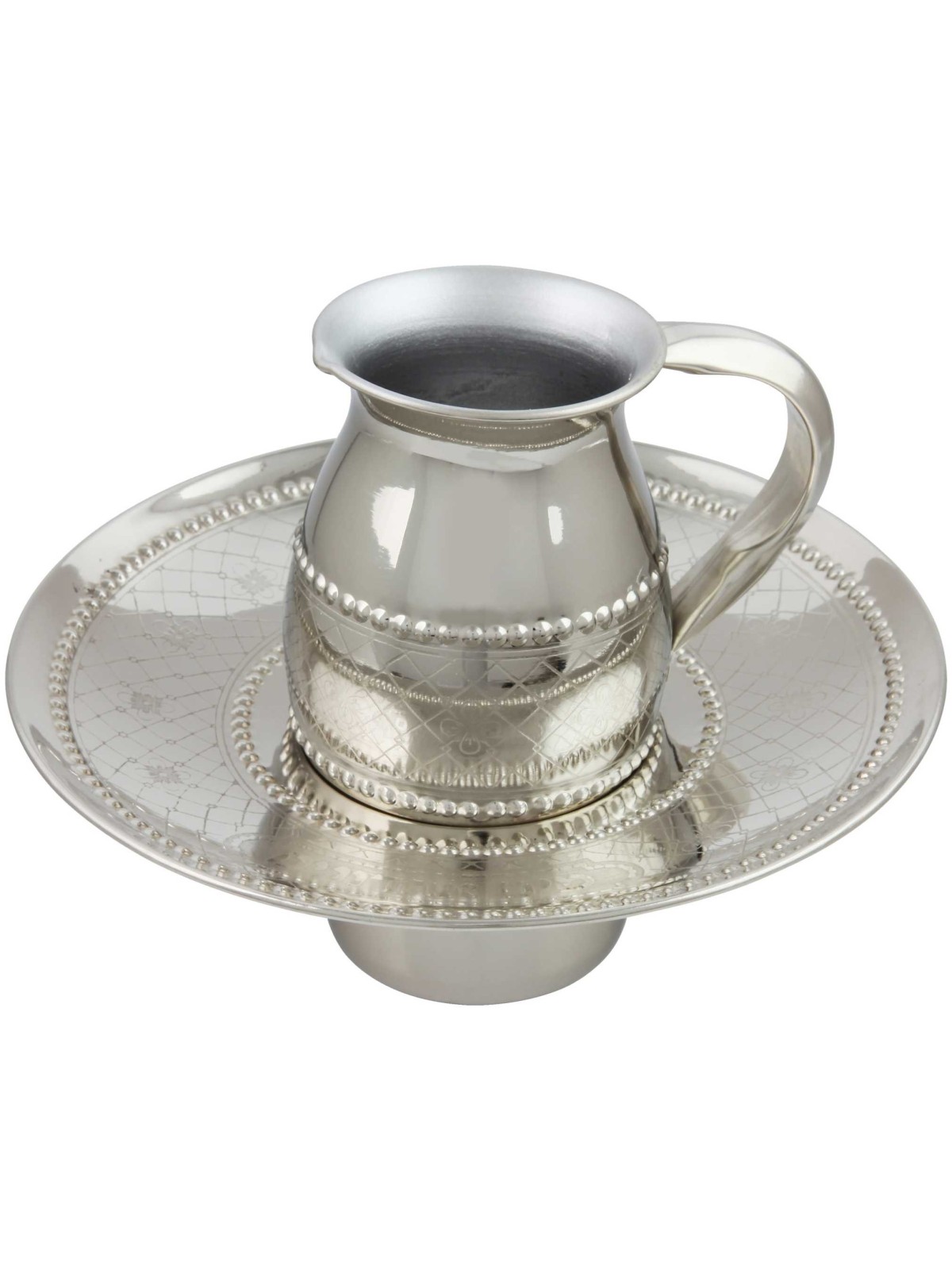 Diamond Pattern Mayim Achronim Set | Mayim Achronim Sets | Judaica