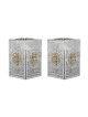 Crystal Tealight Holders - Lasercut Jerusalem Desi | Candle Holders |