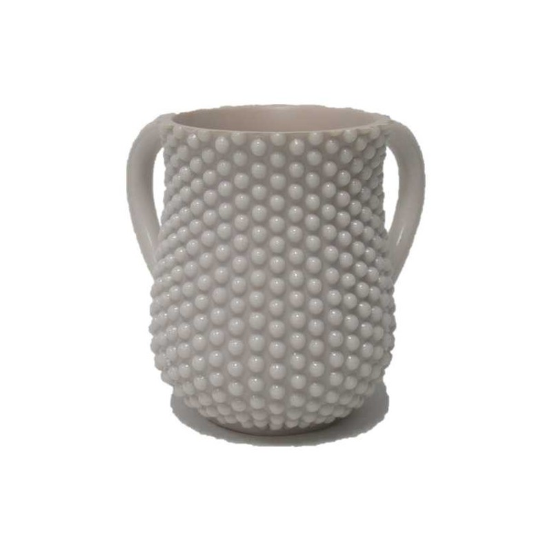 Pearled Washing Cup - Cream | Washing Cups | Judaica
