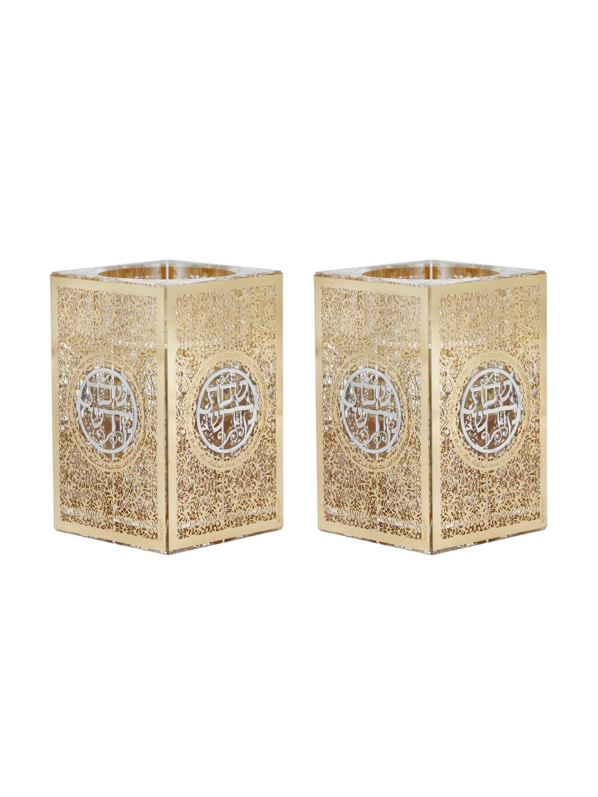 Crystal Tealight Holders - Lasercut Circular Desig | Candle Holders |