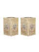 Crystal Tealight Holders - Lasercut Circular Desig | Candle Holders |