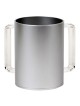 Modern Acrylic Washing Cup - Silver/Clear | Washing Cups | Judaica