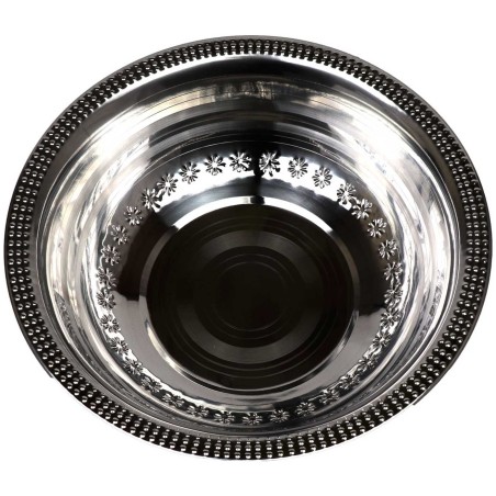Dotted Ridged Stainless Washing Bowl | Washing Cups | Judaica