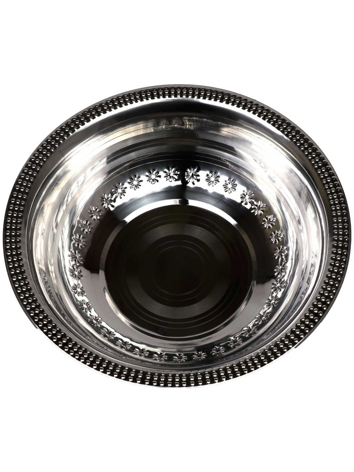 Dotted Ridged Stainless Washing Bowl | Washing Cups | Judaica