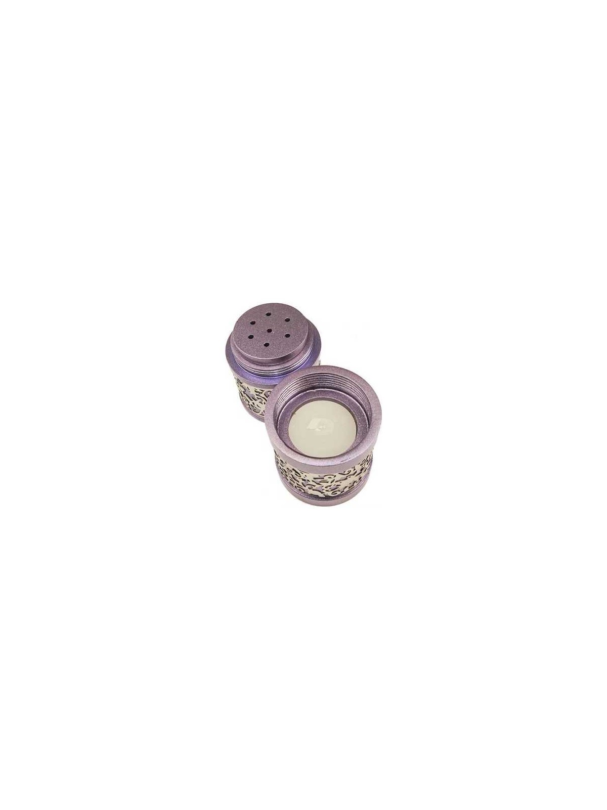 Lasercut Pomegranate Design Aluminum Travel Havdal | Havdalah Sets & S