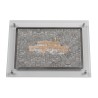 L'Kavod Shabbat Kodesh Challah Tray -Gold/Silver | Challah Boards | Ju