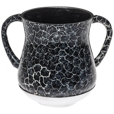 Unbreakable Aluminum Washing Cup - Black/Silver De | Washing Cups | Ju