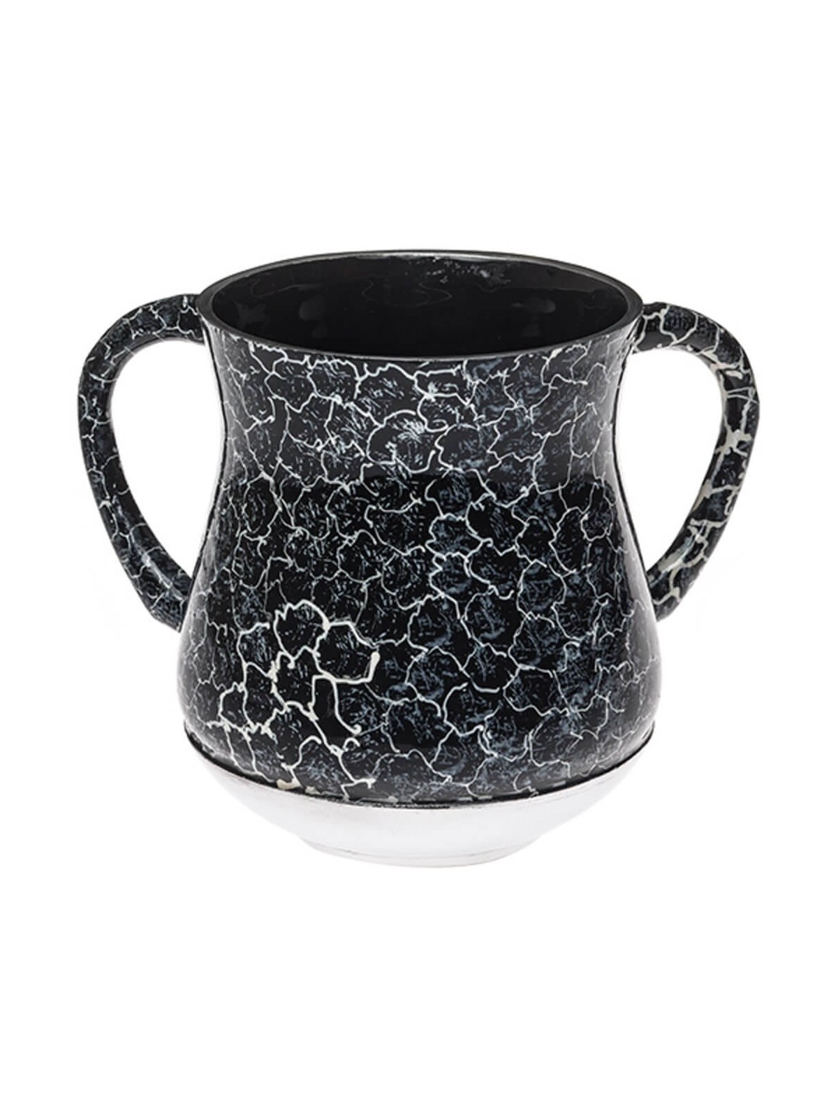 Unbreakable Aluminum Washing Cup - Black/Silver De | Washing Cups | Ju