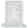 Crystal Havdallah Candle Holder - Jerusalem Design | Havdalah Sets & S