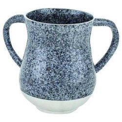 Shattered Designed Washing Cup - Blue | Washing Cups | Judaica