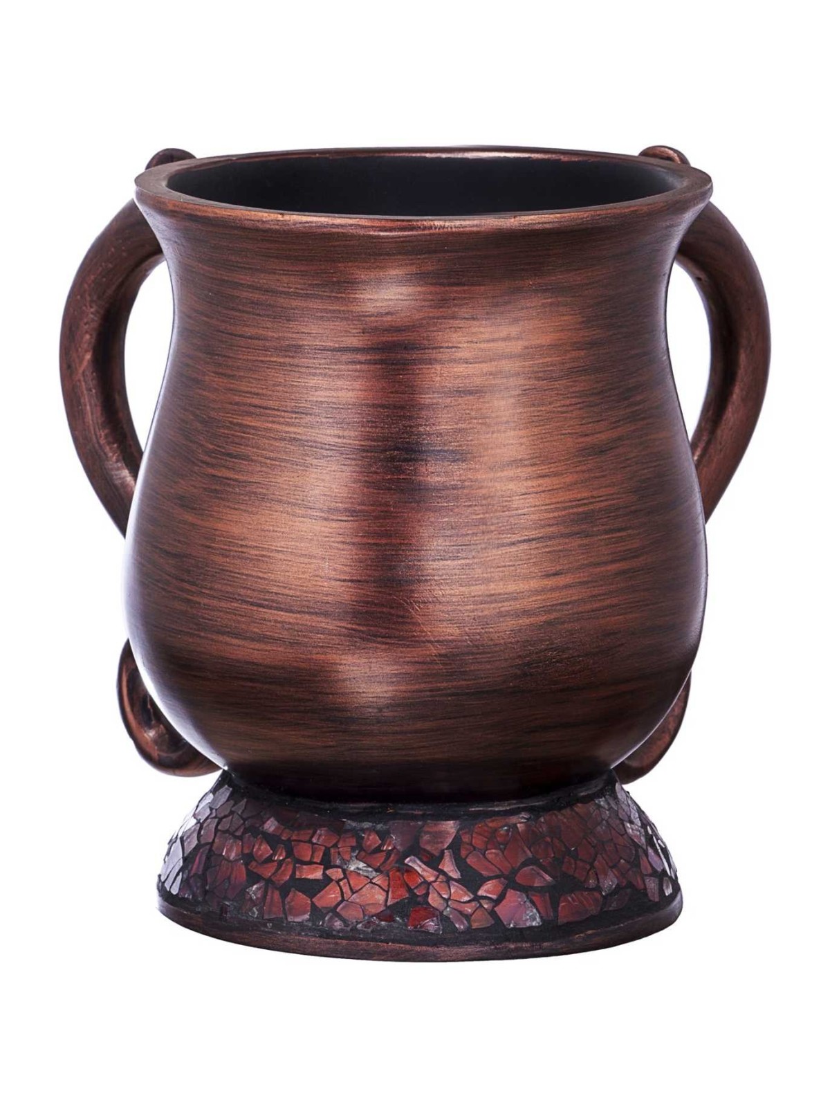 Copper Washing Cup with Mosaic Base | Washing Cups | Judaica