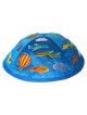 Embroidered Airplanes Kippah - Blue | Kippahs | Judaica