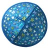 Embroidered Stars Kippah - Blue | Kippahs | Judaica