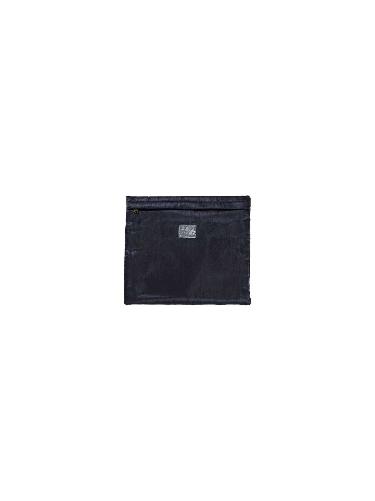 Squares Full Embroidery Tefillin Bag - Blue | Tefillin & Accessories |