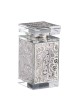 Crystal Besomim Holder - Silver Floral Design | Havdalah Sets & Spice