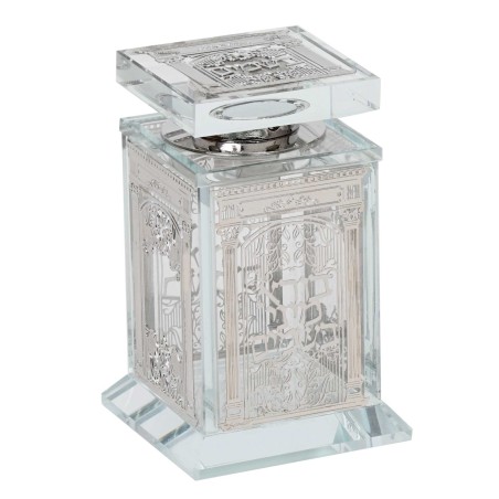 Crystal Besomim Holder - Beit Hamikdash Design | Havdalah Sets & Spice