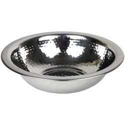 Hammered Washing Bowl - Silver Dotted | Washing Cups | Judaica