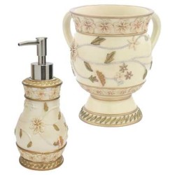 Washing Cup with Soap Dispenser - Flowered Design | Washing Cups | Jud