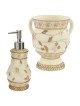Washing Cup with Soap Dispenser - Flowered Design | Washing Cups | Jud