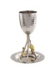 Grapes Brass Kiddush Cup | Kiddush Cups | Judaica