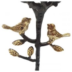 Tree of Life Brass Candlesticks | Candle Holders | Judaica