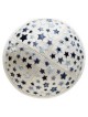Embroidered Stars Kippah - White | Kippahs | Judaica