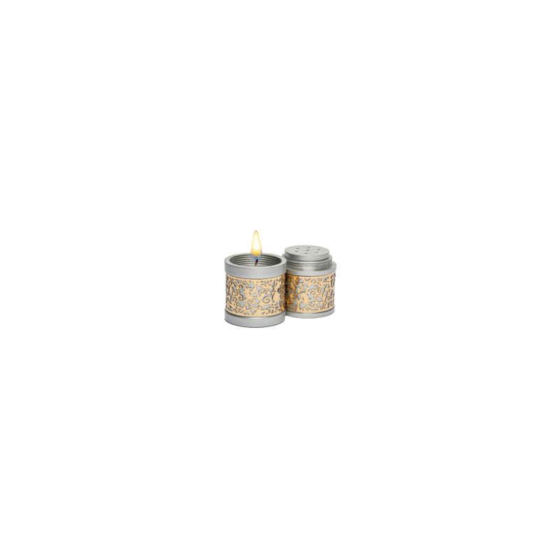 Lasercut Pomegranate Design Aluminum Travel Havdal | Havdalah Sets & S