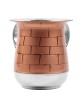 Stainless Steel Washing Cup - Copper Brick Pattern | Washing Cups | Ju