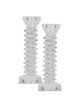 Crystal Candlesticks 8.5"H | Candle Holders | Judaica