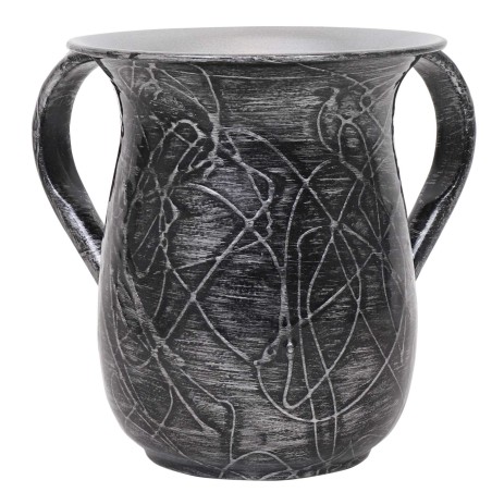 Frosted Washing Cup - Silver | Washing Cups | Judaica