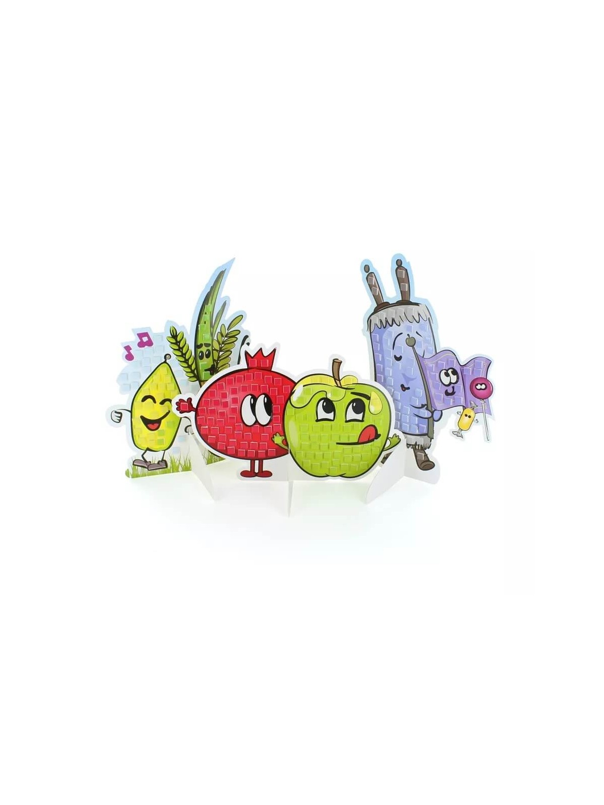 New Year & Sukkot Mosaic Art Set | Rosh Hashanah | Judaica