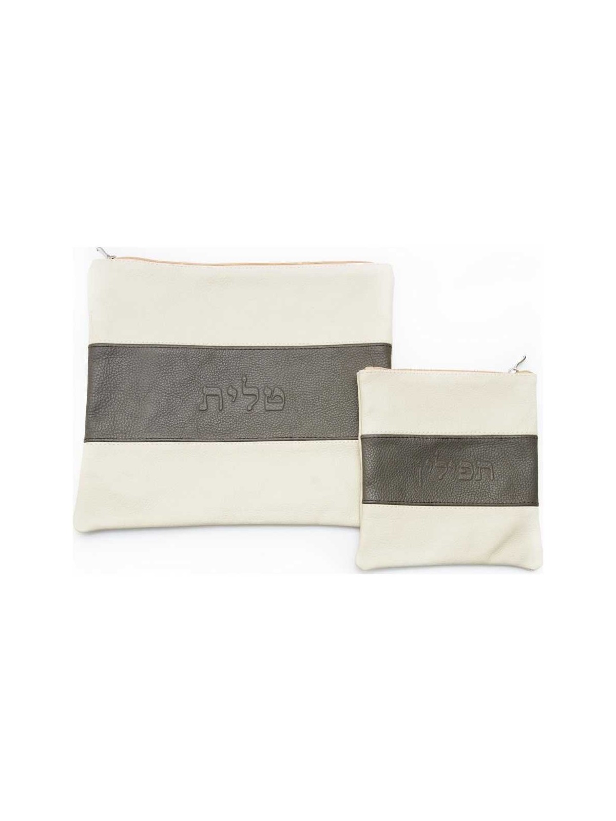 Multi-Textured Personalized Tallit & Tefillin Bag  | Tefillin & Access