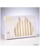 Premium White Beeswax Shabbat Candles | Shabbat Candles & Oil | Judaic