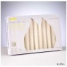 Premium White Beeswax Shabbat Candles | Shabbat Candles & Oil | Judaic