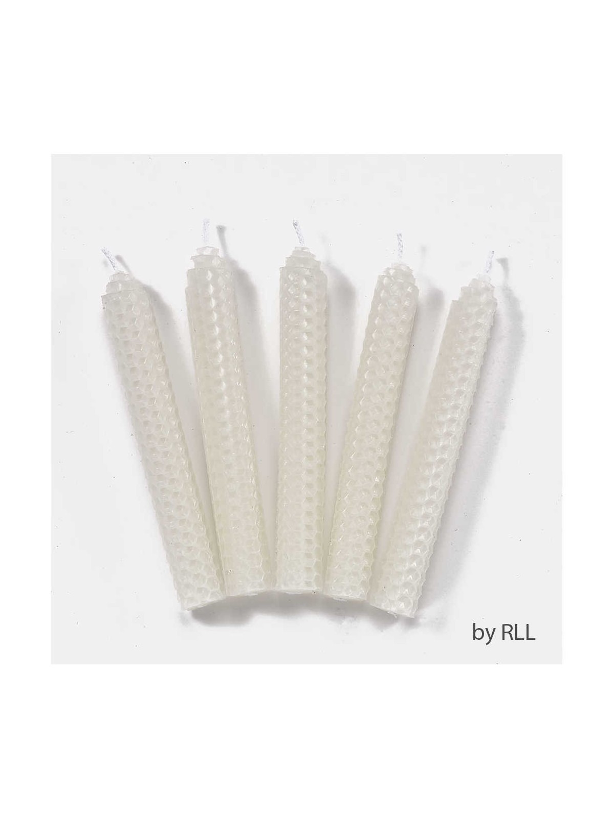 Premium White Beeswax Shabbat Candles | Shabbat Candles & Oil | Judaic