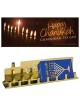 Chanukah To Go - Menorah and Candle Kit | Hanukkah | Judaica