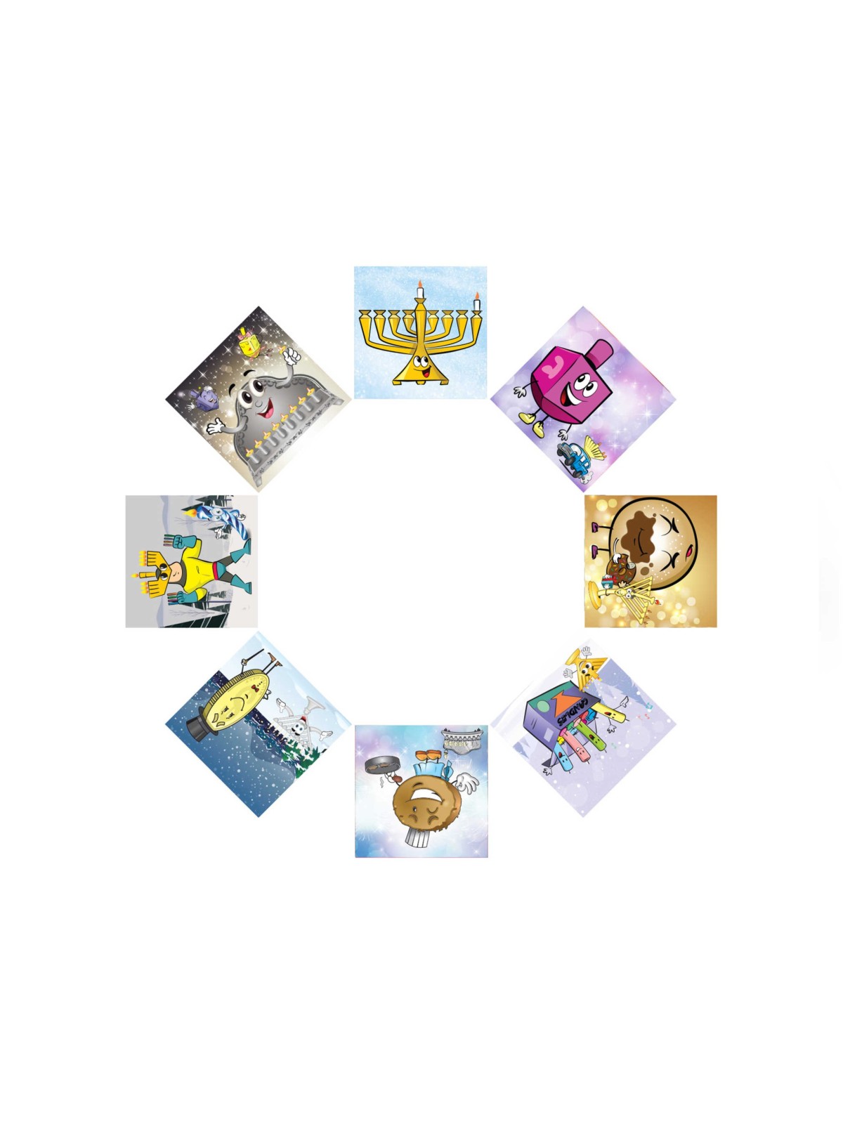 Chanukah Mini Camera Viewer - Pack of 5 | All Judaica | Judaica