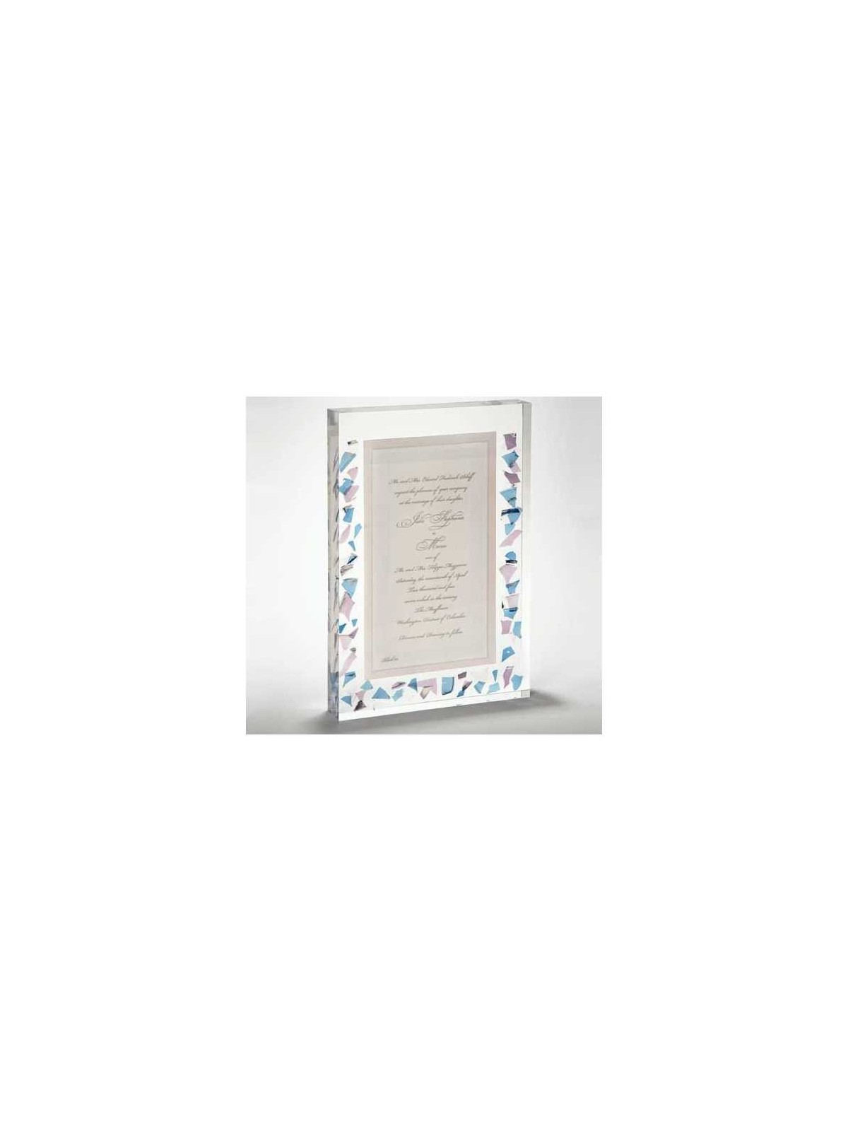 Lucite Wedding Glass Invitation | Wedding | Judaica