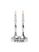 Incandescent Electric Shabbat Candles | Candle Holders | Judaica