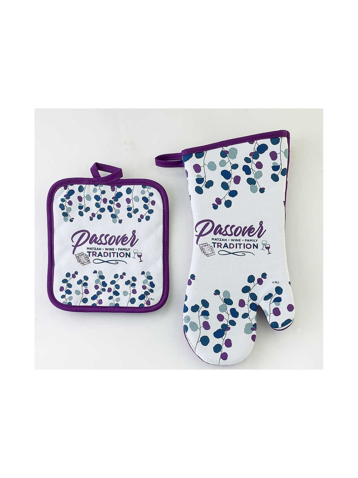 "Passover Spring Blossoms" Hostess Set | All Judaica | Judaica