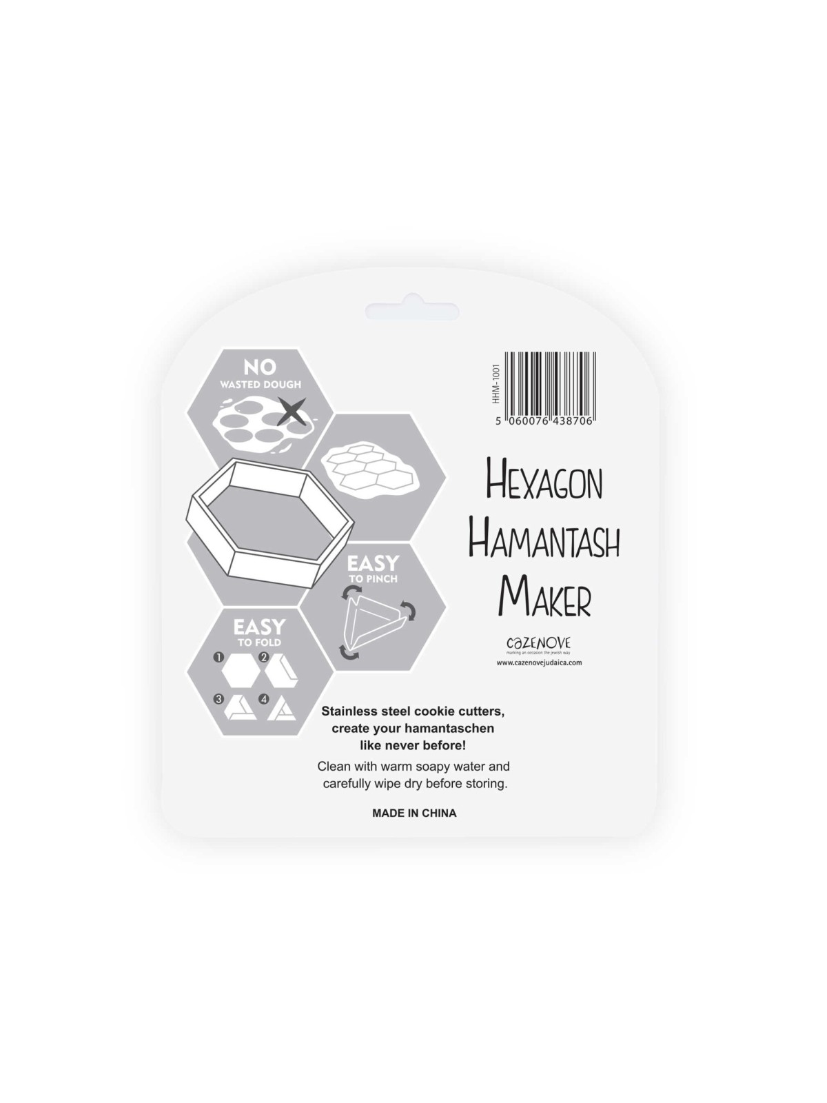 Hexagon Hamantash Maker | Purim | Judaica