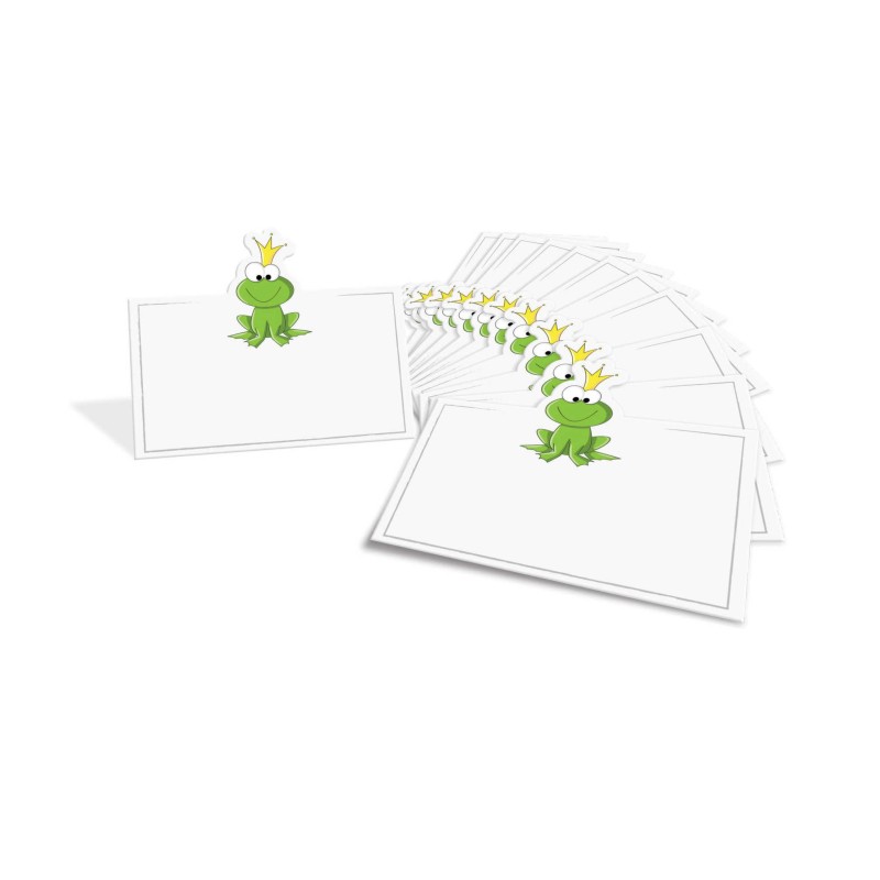 Frog Place Cards - Pack of 12 | All Judaica | Judaica