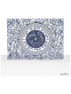 Glass Challah Board, Blue Damask Pattern | Challah Boards | Judaica