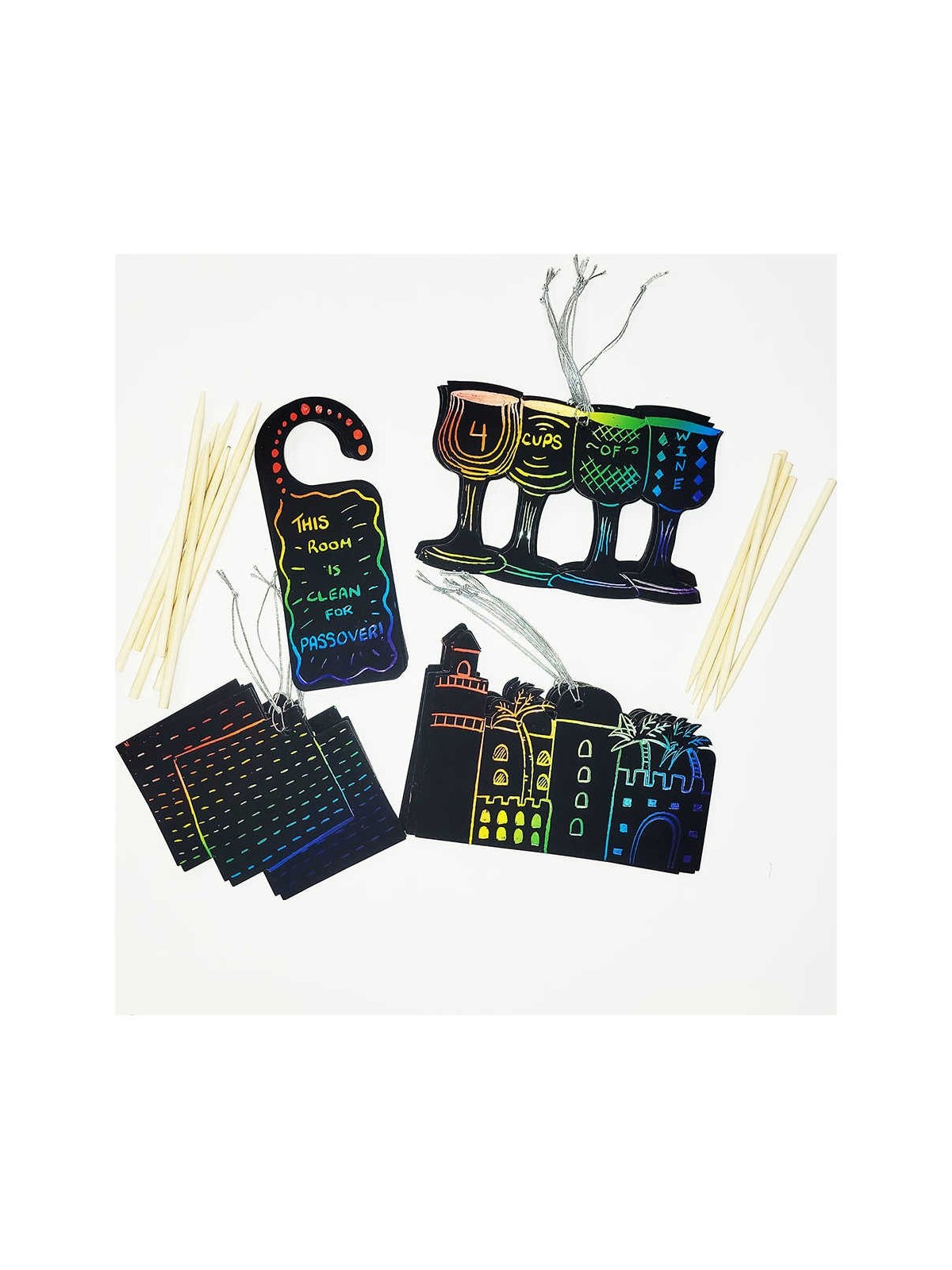 Passover Scratch Paper Kit | Passover | Judaica