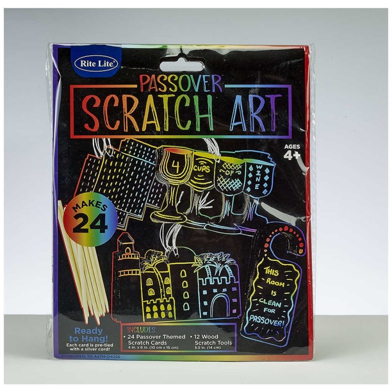Passover Scratch Paper Kit | Passover | Judaica
