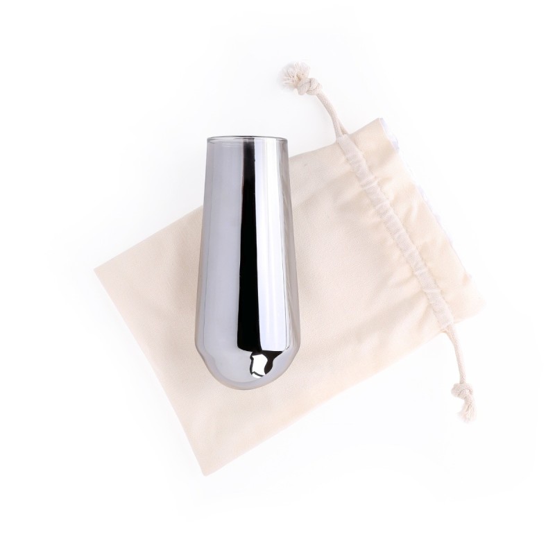 Metallic Grey Modern Wedding Breaking Glass Bag By | Wedding | Judaica