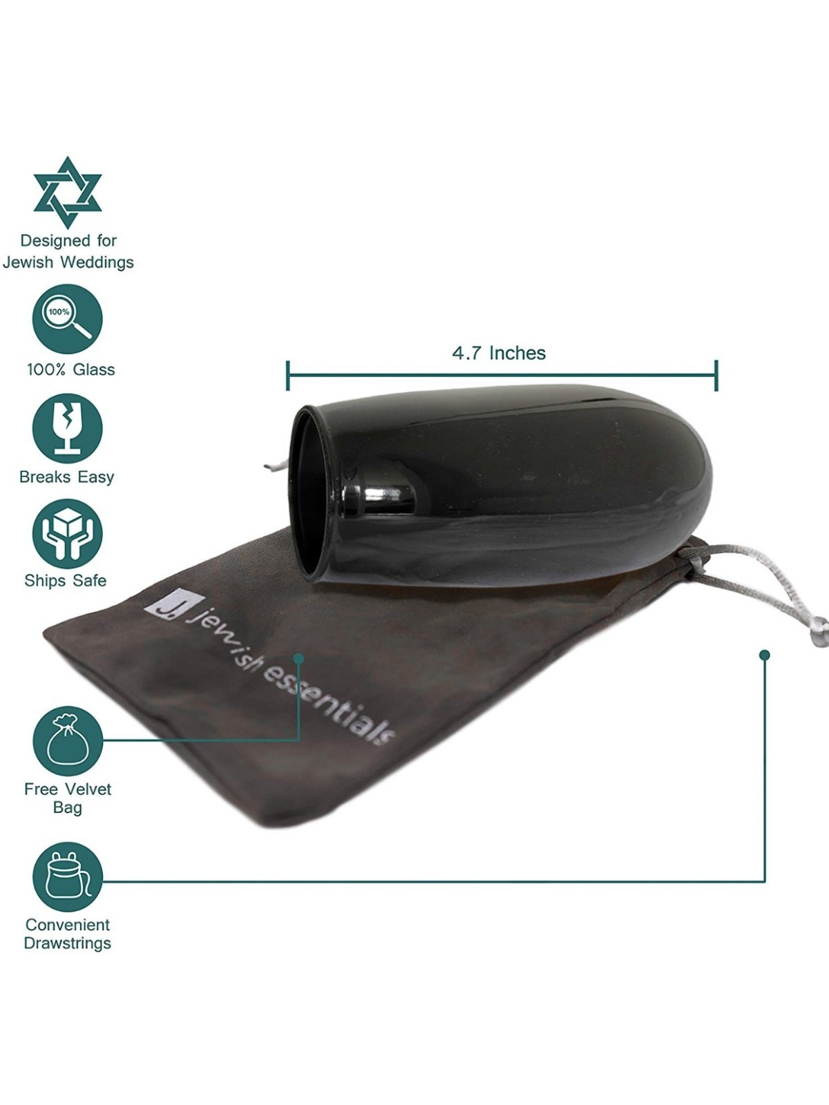 Wedding Chuppah Breaking Glass by Jewish Essential | Wedding | Judaica